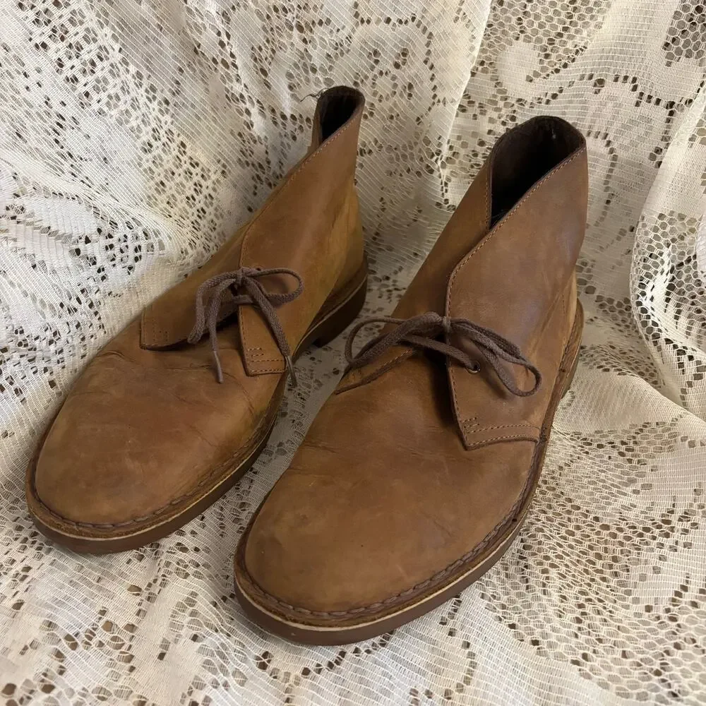Clarks Bushacre 2 Men's US 13 M Sand Suede Chukka Boots